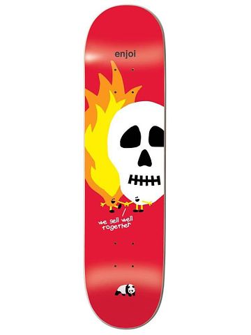 Deck Skulls and Flames red