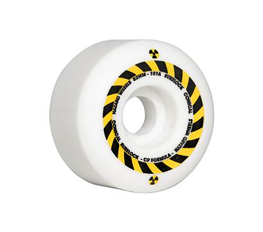 Hazard Wheels Hazard Sign CP white