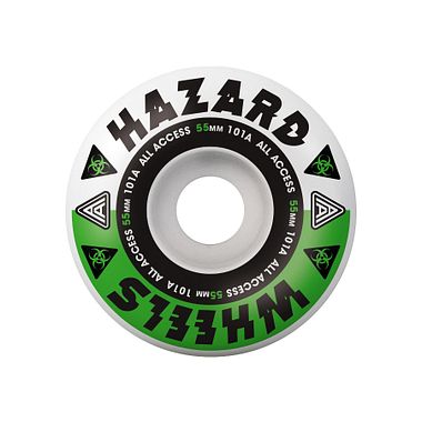 Hazard Wheels Melt Down white/green