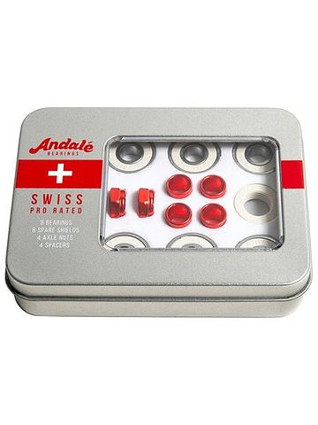 Bearings Swiss Tin Box red