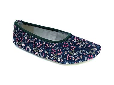 Geräteturnschuhe NGS design Waldblumen navy