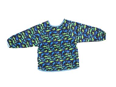 Kinderschürze Neonshark navy