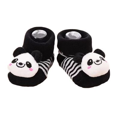 Baby-Socks Panda schwarz